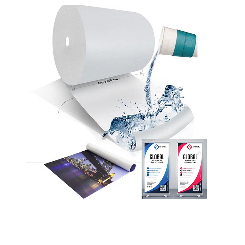 Waterproof Printable Pp Paper Poster Banner Materials Eco-solvent Matt Pp Synthetic Paper