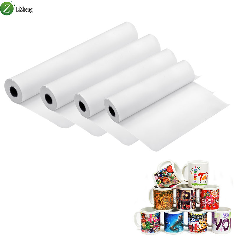 Fast Dry 58g/80g/90g/100g /120gsm Roll Size Dye Sublimation Transfer Paper 
