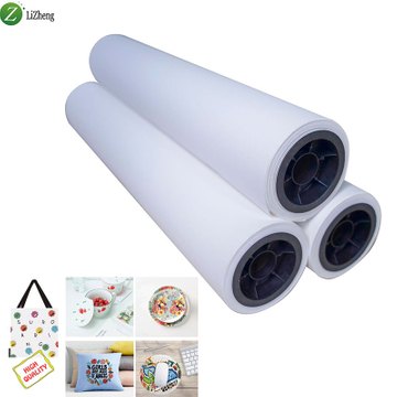 Fast Dry 58g/80g/90g/100g /120gsm Roll Size Dye Sublimation Transfer Paper 