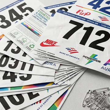 Inkjet Tyvek Paper Sheets for Marathon Race Bibs