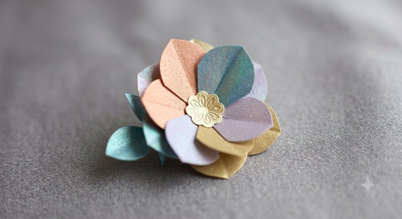Colored Pearlescent paper