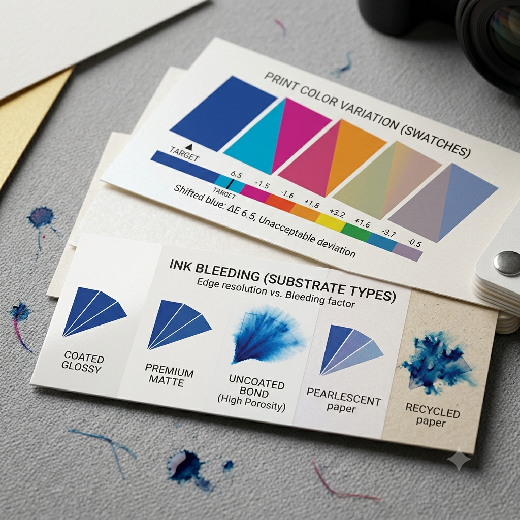 Problem1-Print color variation & ink bleeding