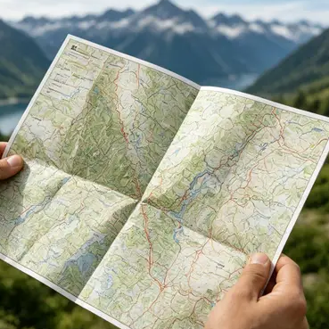 Waterproof synthetic paper maps and travel guides for outdoor and tourism applications