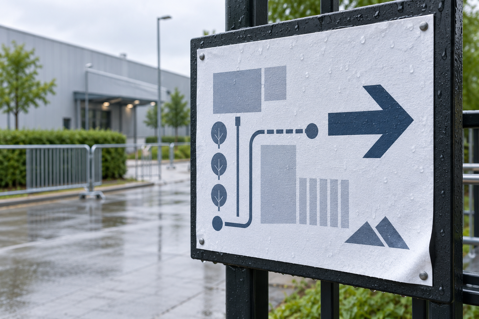 Water-resistant HDPE spunbond material for outdoor printing applications